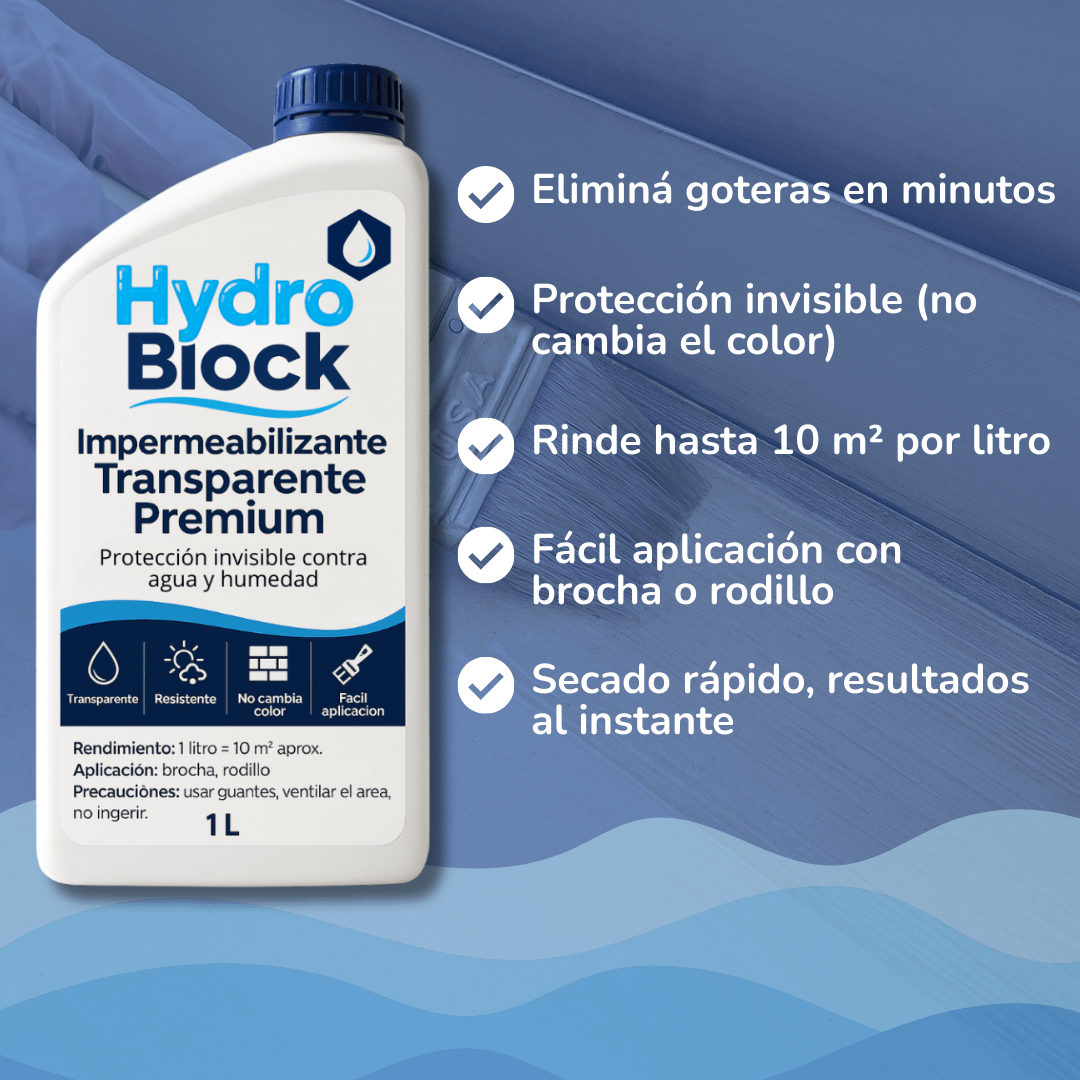 HydroBlock® - Solución rápida contra la humedad